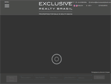 Tablet Screenshot of exclusiverealtybrasil.com